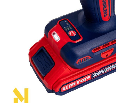 Набір інструментів акумуляторних EMTOP ECKL20275