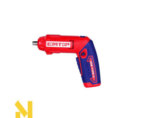 Шуруповерт акумуляторний EMTOP ECSR0408