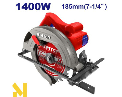 Пила дискова EMTOP ECSW1852