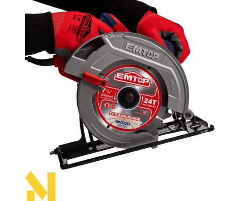 Пила дискова EMTOP ECSW1853