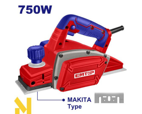 Рубанок електричний EMTOP EECR0751