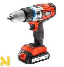 Акумуляторний дриль-шуруповерт Black&Decker EGBHP188ВK