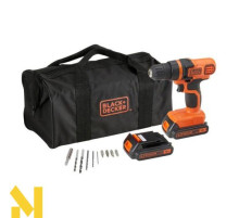 Акумуляторний шуруповерт Black&Decker EGBL18BA10S + сумка