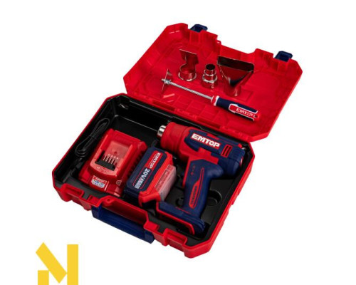 Фен технічний акумуляторний EMTOP EHGN200315