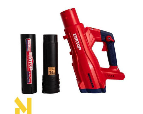 Повітродувка садова акумуляторна EMTOP ELAB20428 (без АКБ та ЗП)