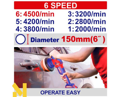 Машина полірувальна акумуляторна EMTOP ELAP20151