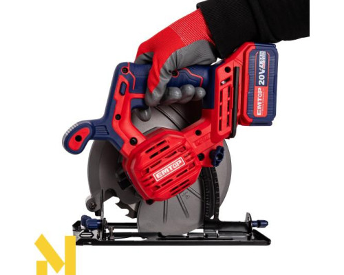 Пила дискова акумуляторна EMTOP ELCS18511