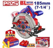 Пила дискова акумуляторна EMTOP ELCS18513