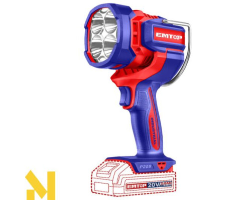 Ліхтар акумуляторний EMTOP ELWLI20885 (без АКБ та ЗП)