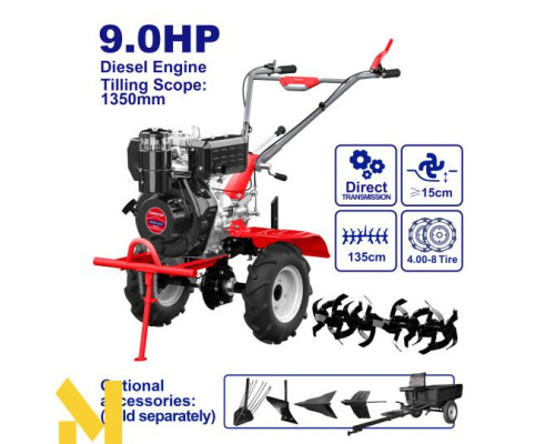 Культиватор дизельний EMTOP ETLR1353