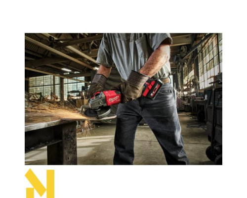 Болгарка (кутова шліфмашина) акумуляторна Milwaukee M18FHSAG125XB-0X + абразивні диски SCS41/125 PRO+ 50 шт.