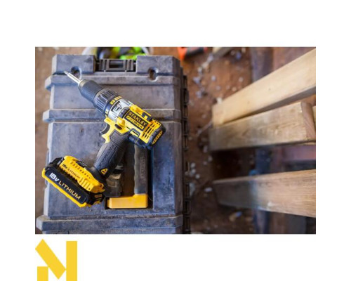 Дриль-шуруповерт акумуляторний ударний STANLEY FATMAX FMC626C2K