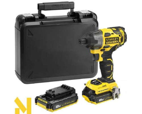 Шурупокрут акумуляторний ударний STANLEY FATMAX FMC647D2