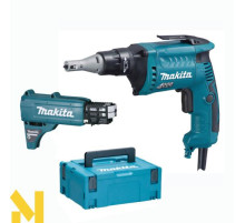 Шуруповерт для гіпсокартону мережевий Makita FS4000JX2