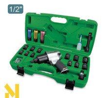 Гайковерт пневматичний з набором головок Toptul GDAI2701, 27 шт