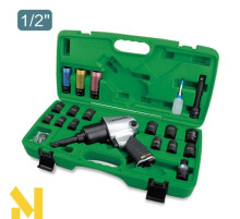 Гайковерт пневматичний з набором головок Toptul GDAI2702, 27 шт