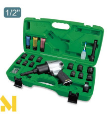 Гайковерт пневматичний з набором головок Toptul GDAI2702, 27 шт