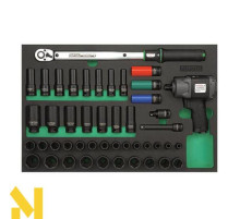 Гайковерт пневматичний з набором приладдя TOPTUL GVD4602, 46 шт