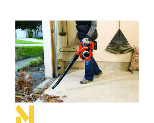 Пилосос-повітродувка садова акумуляторна Black&Decker GWC3600L20 (без АКБ та ЗП)