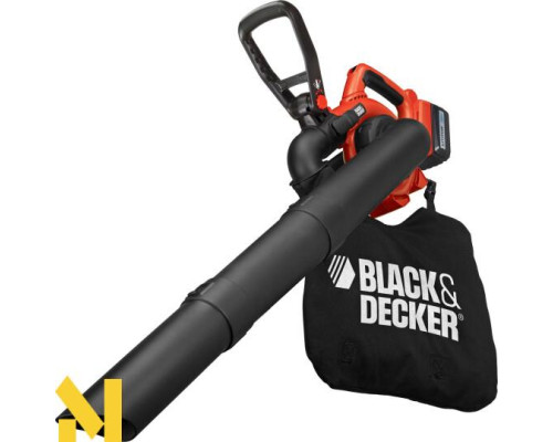 Пилосос-повітродувка садова акумуляторна Black&Decker GWC3600L20 (без АКБ та ЗП)