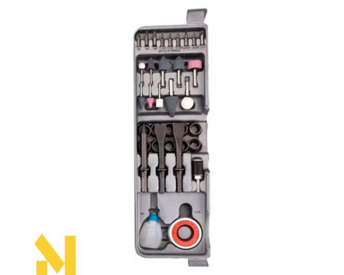 Набір інструментів пневматичних Hecht 002075E, 71 шт