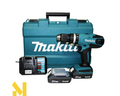 Акумуляторний дриль-шуруповерт Makita HP457DWE