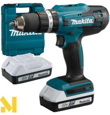 Дриль-шуруповерт акумуляторний ударний Makita HP488DWAE