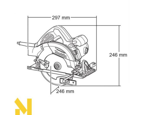 Пила дискова Makita HS 6101