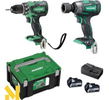 Набір інструментів акумуляторних Hikoki KC18DPLWDZ
