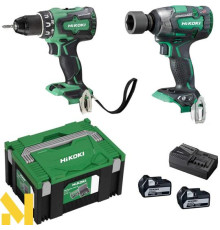 Набір інструментів акумуляторних Hikoki KC18DPLWDZ