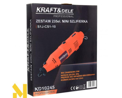 Шліфмашина пряма Kraft&Dele KD10245