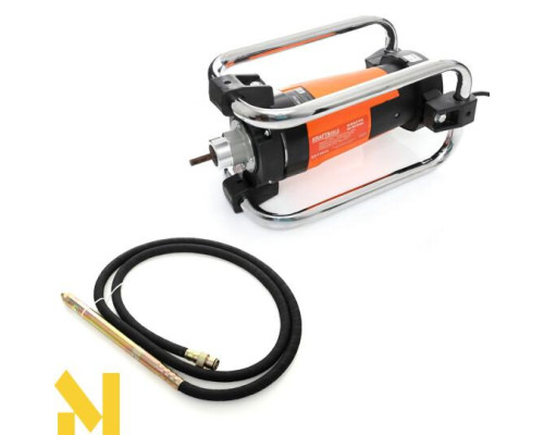 Вібратор для бетону Kraft&Dele KD10846 + гнучкий вал з вібробулавою KD10847