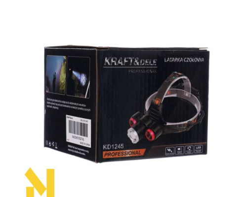 Налобний ліхтар Kraft&Dele KD1245