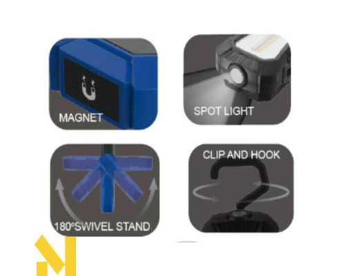 Ліхтар акумуляторний Kraft&Dele KD1263