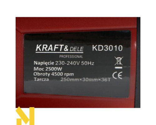 Пила торцювальна Kraft&Dele KD3010