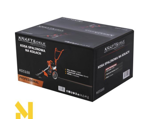 Мотокоса на колесах Kraft&Dele KD5188