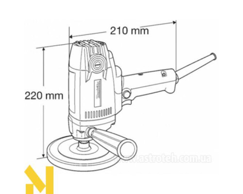 Машина полірувальна Makita PV7000C