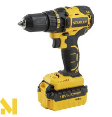 Акумуляторний дриль-шуруповерт безщітковий STANLEY SBD201M2K