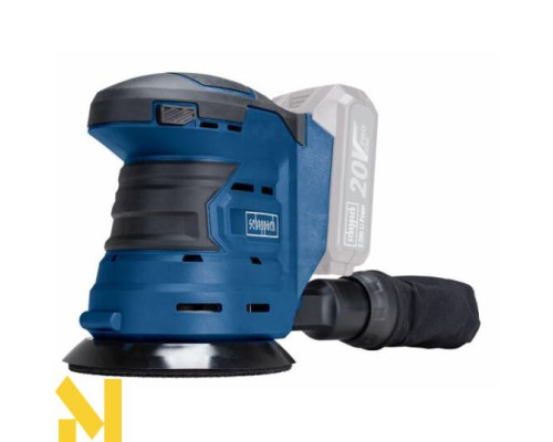 Шліфмашина ексцентрикова акумуляторна Scheppach COS125-20Pro-S (без АКБ та ЗП)