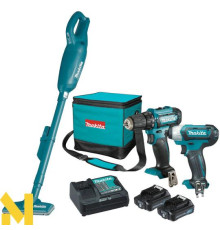 Набір інструментів акумуляторних Makita CLX224SA + пилосос Makita CL106FDZ