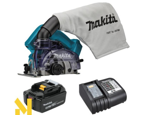 Пила дискова акумуляторна Makita DCC500Z + BL1850B + DC18SD