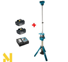 Ліхтар акумуляторний зі стійкою Makita DML814 + BL1830B x2 + DC18RC