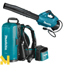 Повітродувка садова акумуляторна Makita UB001CZ + портативний рюкзак для акумуляторів PDC01 (без АКБ та ЗП)