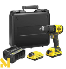 Дриль-шурупокрут акумуляторний STANLEY FATMAX SFMCD710D2K