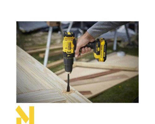 Дриль-шурупокрут акумуляторний STANLEY FATMAX SFMCD711C2K