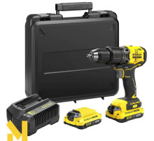 Дриль-шурупокрут ударний акумуляторний STANLEY FATMAX SFMCD715D2K