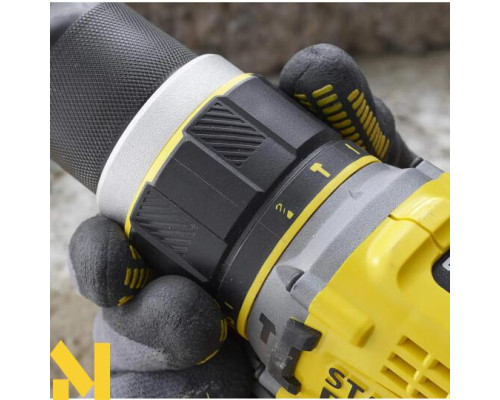 Дриль-шурупокрут акумуляторний безщітковий ударний STANLEY FATMAX SFMCD721D2K