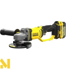 Болгарка (кутова шліфмашина) акумуляторна STANLEY FATMAX SFMCG400M2K