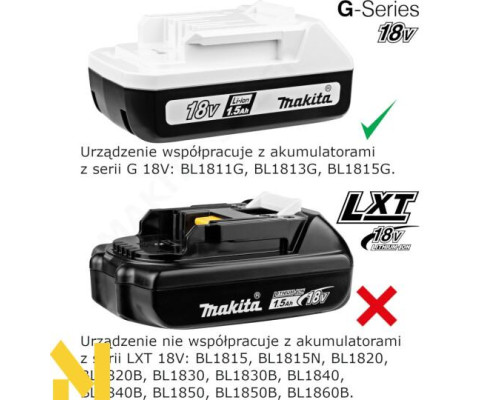 Ліхтар акумуляторний Maktec by Makita MT001 для акумуляторів G серії (без АКБ та ЗП)