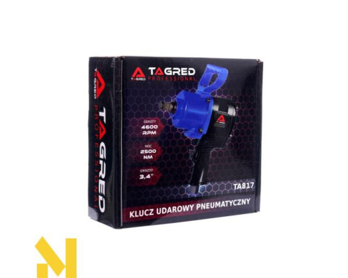 Гайковерт ударний пневматичний TAGRED TA817